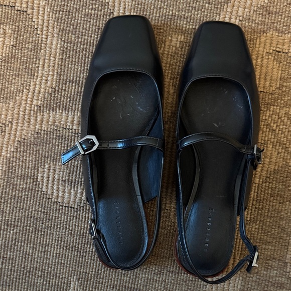 Sanctuary Black Slingback Heels - Picture 7 of 8